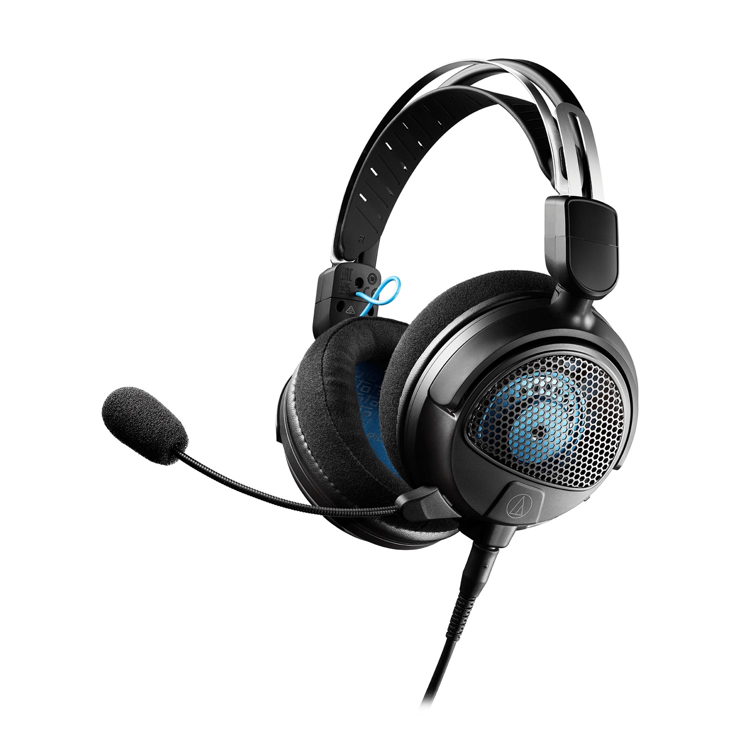 Audio-Technica ATH-GDL3 Auricolare Cablato Sovraurale Gaming Nero, Frequenza 10-35000 Hz, Peso 220 g