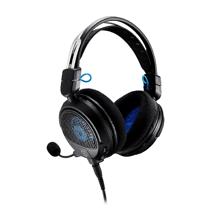 Audio-Technica ATH-GDL3 Auricolare Cablato Sovraurale Gaming Nero, Frequenza 10-35000 Hz, Peso 220 g