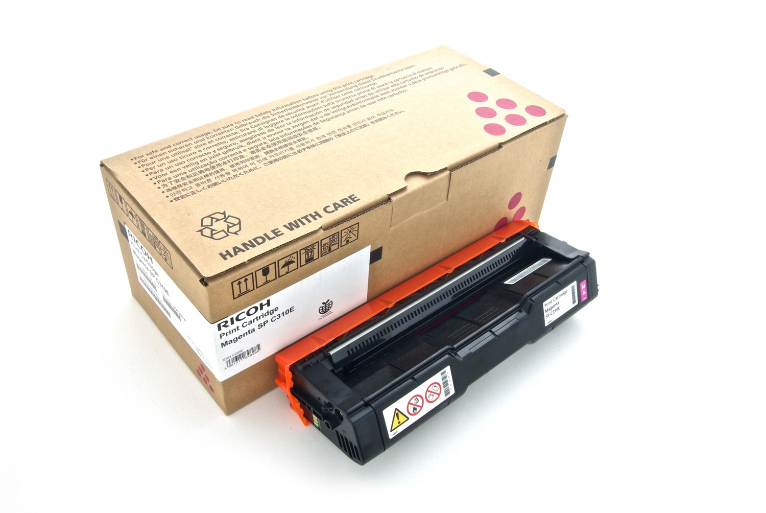 Ricoh 406350 Toner Originale Magenta - Capacità 2500 Pagine per Aficio SP C231/232/310/320