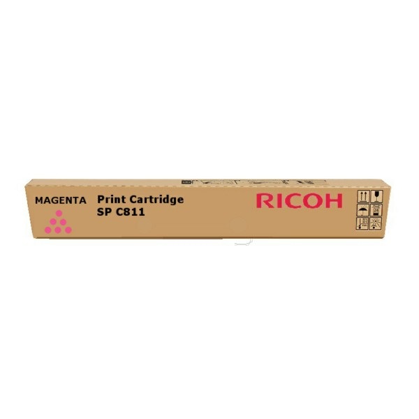Ricoh 821219 Cartuccia Toner Originale Magenta - 15000 Pagine, Compatibile con RICOH AFICIO SP C811DN