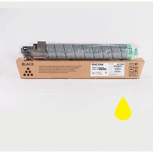 Ricoh Cartuccia Toner Originale Giallo 820117 - 15.000 Pagine, Compatibile con SPC 820 DN e SPC 821 DN
