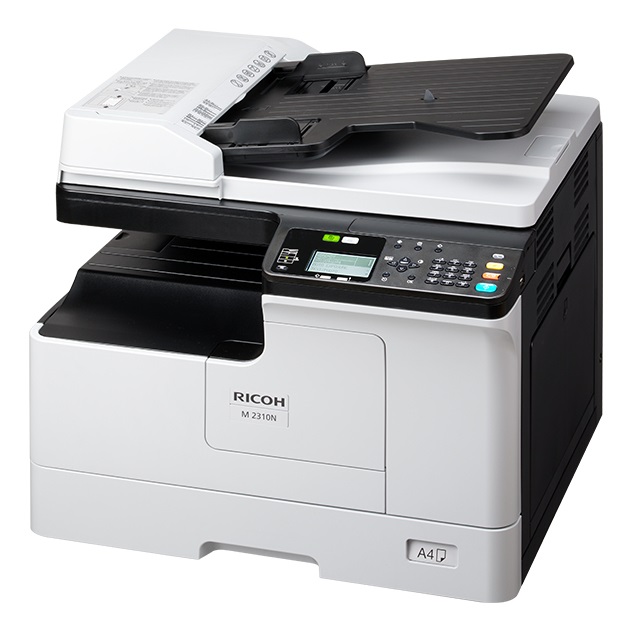 Ricoh M 2310N - Stampante Laser A3 Bianco e Nero, 2400 x 600 DPI, 23 ppm, Toner Incluso