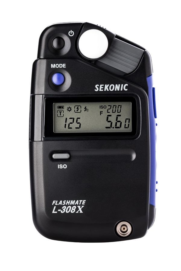 Sekonic L-308X Flashmate - Esposimetro per Fotografi e Cineasti, Compatto e Leggero, Misurazione Luce Incidente e Riflessa, Display LCD Retroilluminato