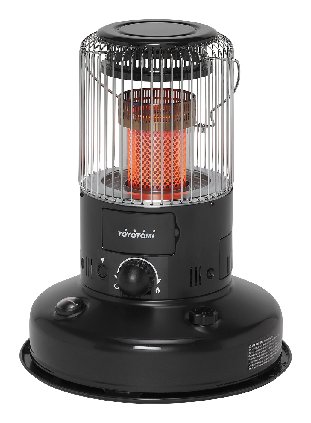 Toyotomi KS-R26 Stufa a Combustibile Liquido Portatile 2.6 kW per Esterni e Campeggio - Nero