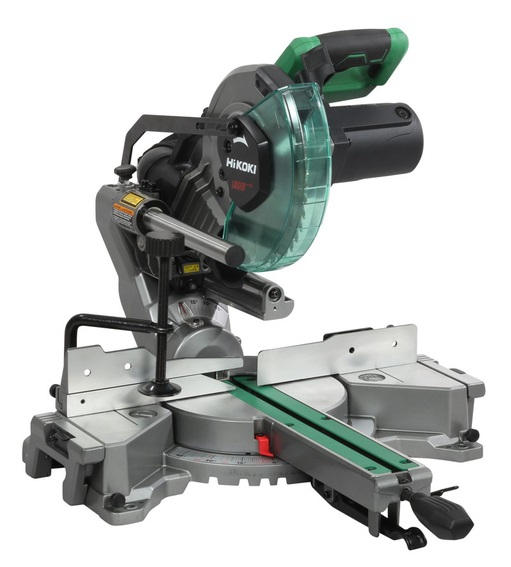 HiKOKI C8FSHGWAZ Sega a pannello 1100 W, 5300 Giri/min, 216 mm, con linea di taglio laser, illuminazione a LED e funzione di smussatura