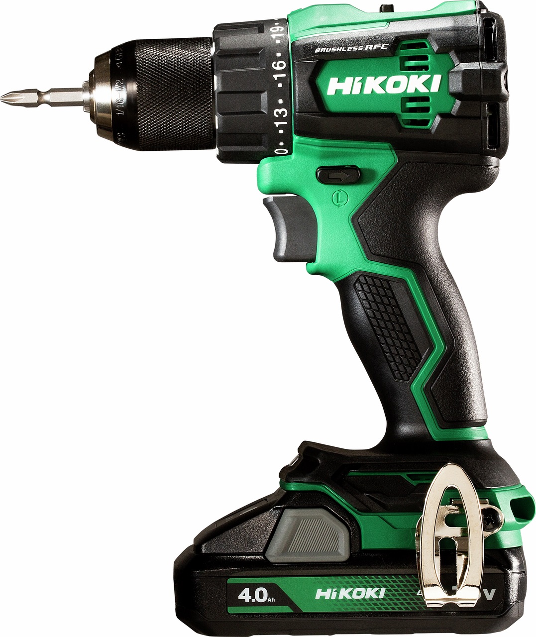 Hikoki DV18DEWHZ Trapano Avvitatore a Percussione 18V, 2000 Giri/min, 2 Batterie 4,0 Ah, Motore Brushless, Mandrino 13mm, 70 Nm, Valigetta HSC