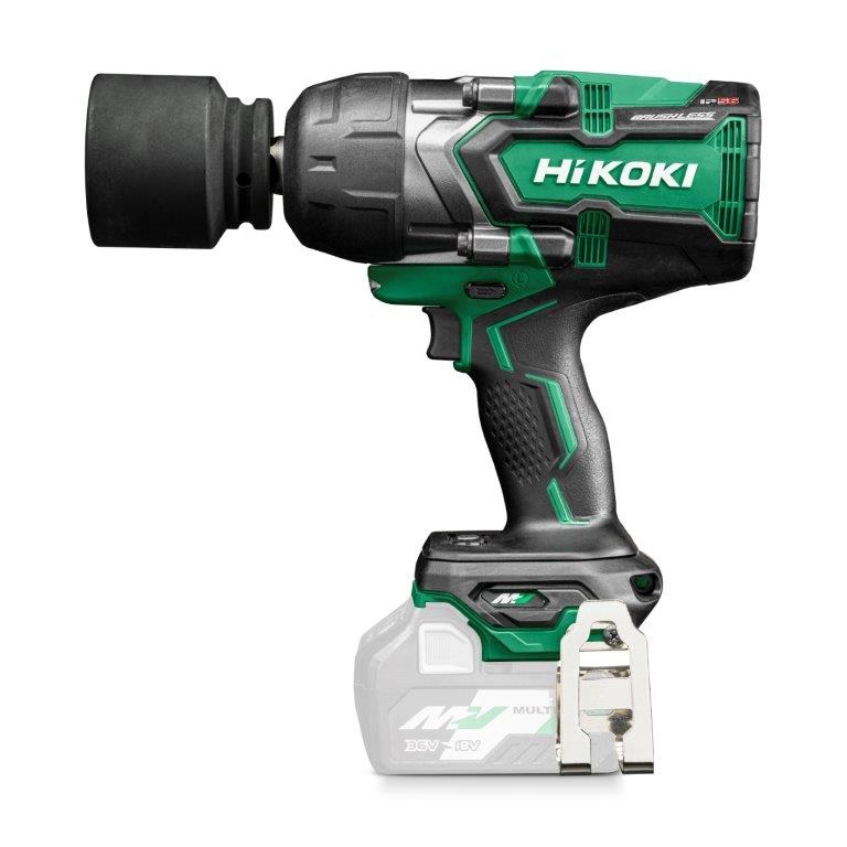 HIKOKI WR36DFW2Z Avvitatore a Impulsi a Batteria 36V Brushless con Max. 2400 Nm e Valigetta HSCIII