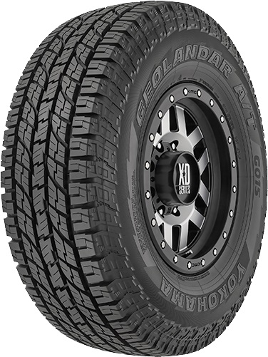 Yokohama Geolandar A/T (G015) 255/70 R17 110T - Pneumatico 4 Stagioni M S con Efficienza Carburante F e Aderenza sul Bagnato C