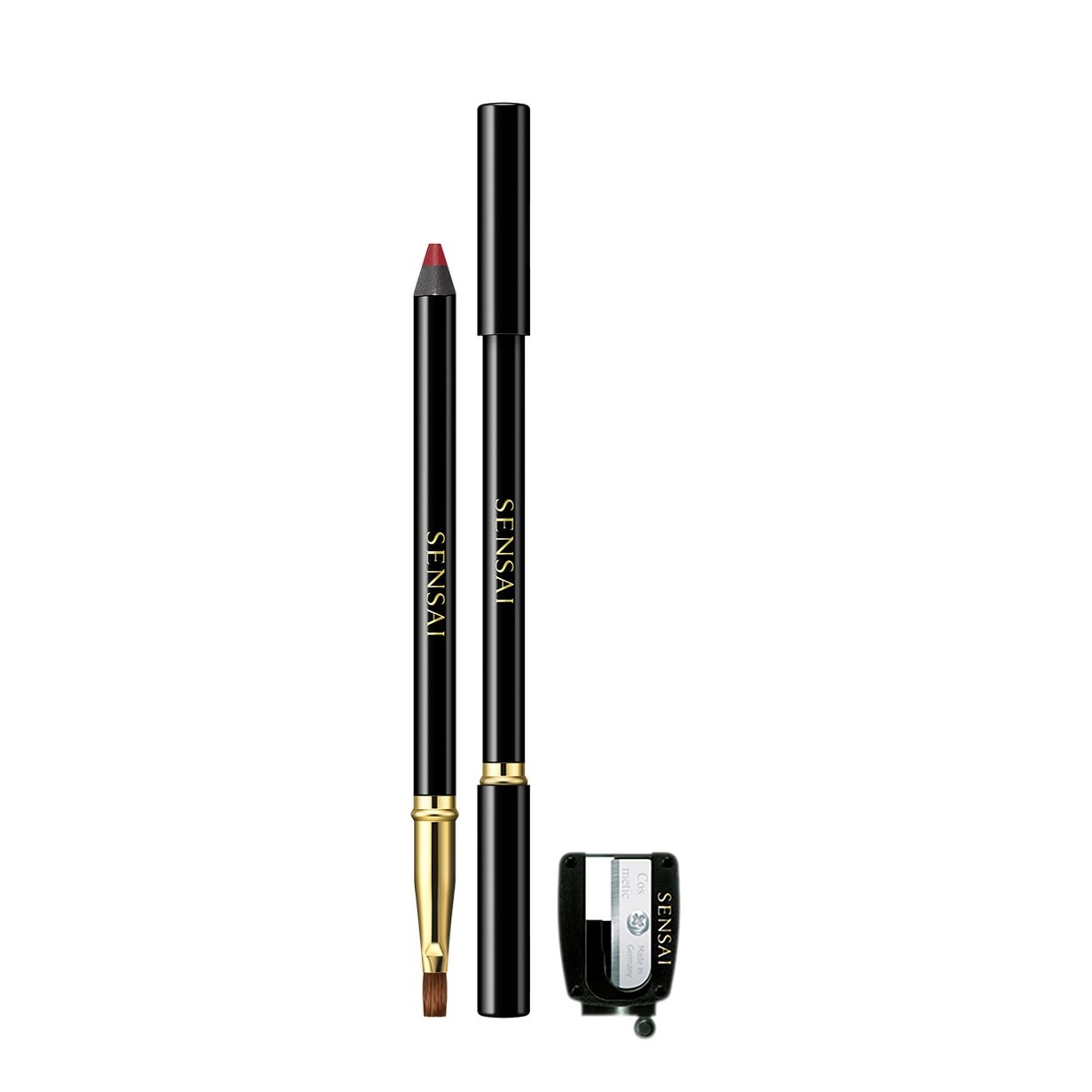 Sensai Lip Pencil Matita Labbra 01 Actress Red 1g - Punta Morbida, A Prova di Sbavature, Lunga Durata