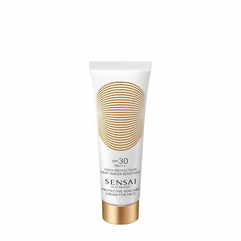 Sensai Silky Bronze Protective Suncare Cream for Face SPF30 50 ml - Crema Idratante e Protettiva per il Viso