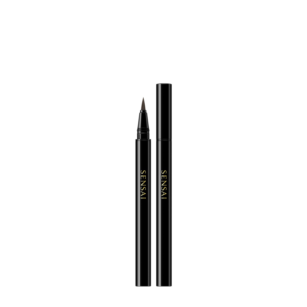 Sensai Designing Liquid Eyeliner 02 Deep Brown 0.6ml - Eyeliner liquido con punta morbida per linee precise e alta pigmentazione