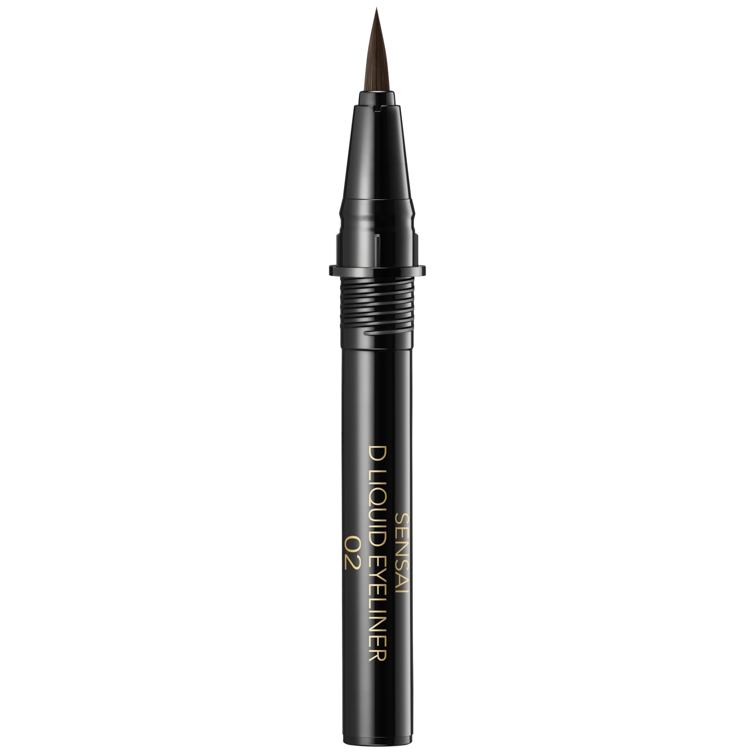 Sensai Designing Liquid Eyeliner Ricarica 02 Deep Brown - Eyeliner Liquido con Punta Morbida e Precisa, 0.6ml