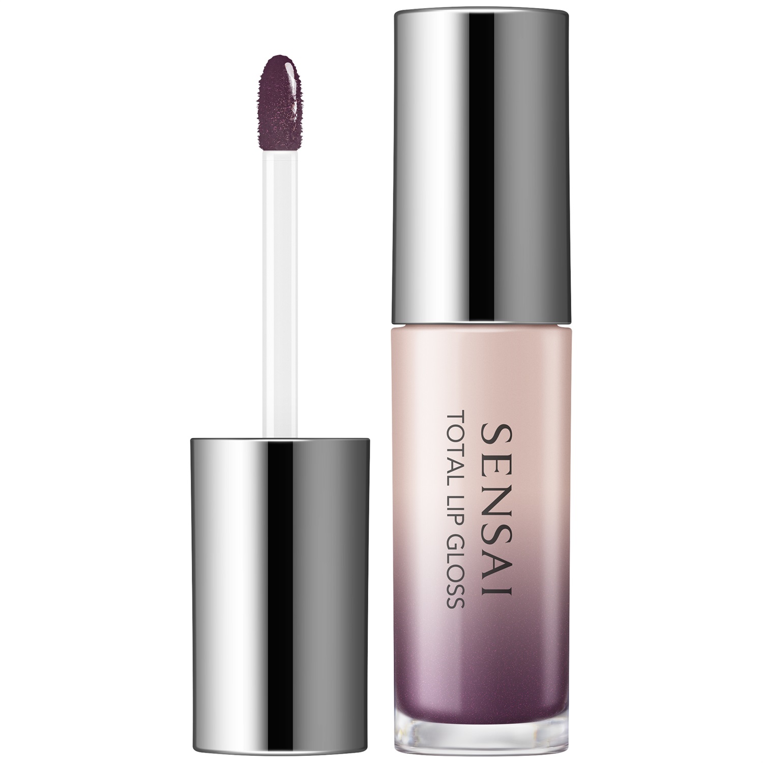 Sensai Total Lip Gloss - 01 Akatsuki Black, 4.5 ml, Texture Fluida e Idratante per Labbra Piene e Luminose
