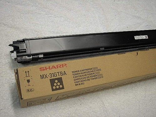 Sharp MX-31GTBA Toner Originale Nero - 18.000 Pagine, Compatibile con MX-2301N, MX-2600N, MX-3100N, 1 pz