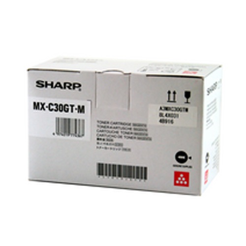 Sharp MX-C30GTM Cartuccia Toner Originale Magenta - 6000 Pagine - Compatibile con MX-C250F, MX-C300W, MX-C301W