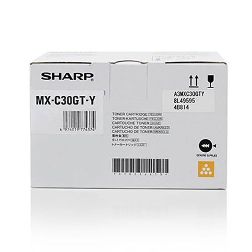 Sharp MXC30GTY Toner Originale Giallo - 6000 Pagine per MX-C250F / MX-C300W
