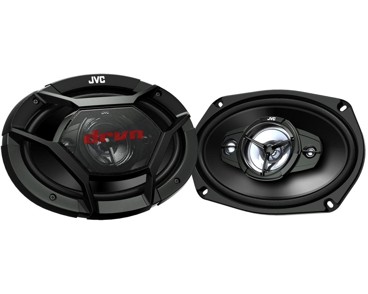 JVC CS-DR6940 Altoparlante Auto Coassiale a 4 Vie 15 x 23 cm (6' x 9') 550 W - Potenza RMS 90 W, Risposta in Frequenza 56-21.000 Hz, Nero