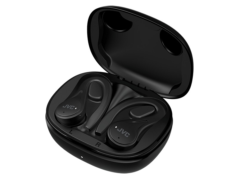 JVC HA-EC25T Auricolari Sportivi Senza Fili Leggeri con Batteria Fino a 30 Ore e Resistenza all'Acqua IPX5