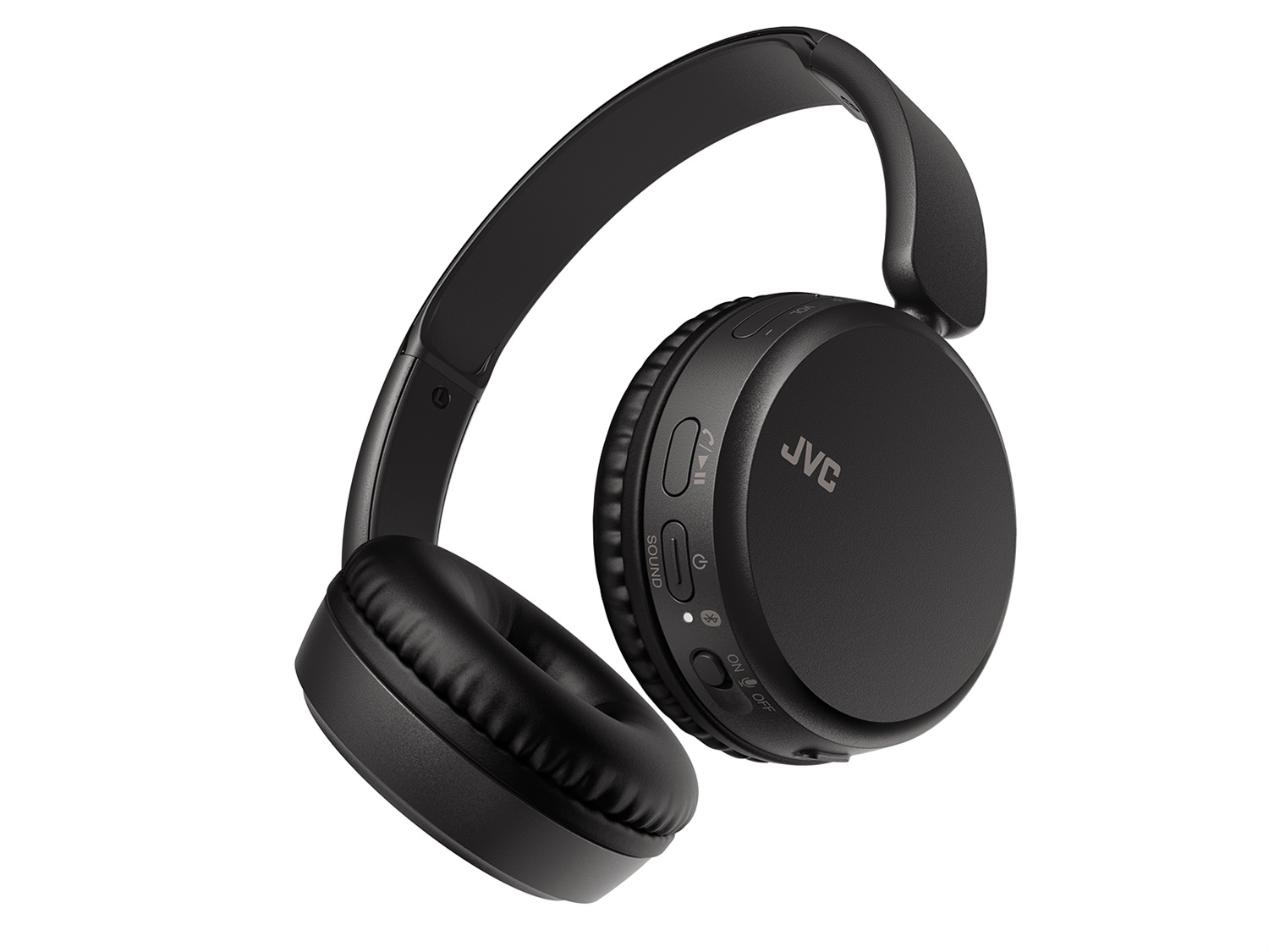 JVC HA-S36W Cuffie Wireless A Padiglione Bluetooth 5.2 con Bassi Potenti e Fino a 35 Ore di Ascolto - Nero
