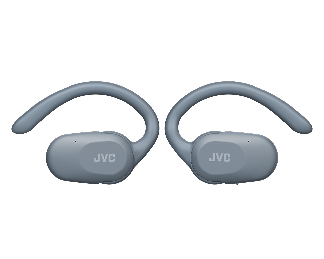 JVC HA-NP40T-A Auricolari Bluetooth True Wireless Open-Ear con 26 ore di autonomia e ganci Pivot Motion - Blu