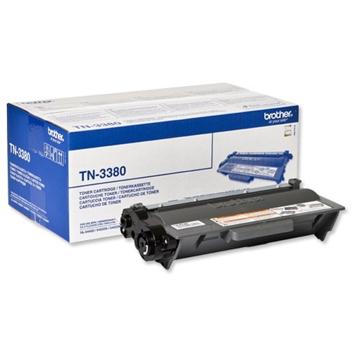 Brother TN-3380 Toner Nero Originale - Resa 8000 Pagine A4, Compatibile con Modelli HL e MFC