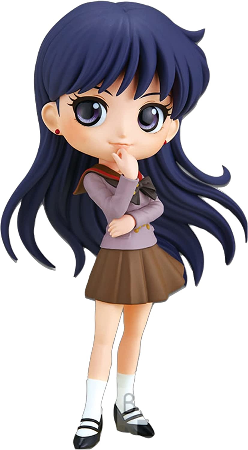 Banpresto Figurina Sailor Moon Eternal Movie Rei Hino Q Posket 14 cm con Finitura Lucida