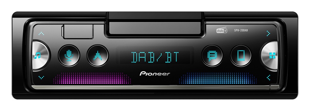 Pioneer SPH-20DAB Autoradio Bluetooth con Apple Car Play, Android Auto, USB e DAB - 50x4 W