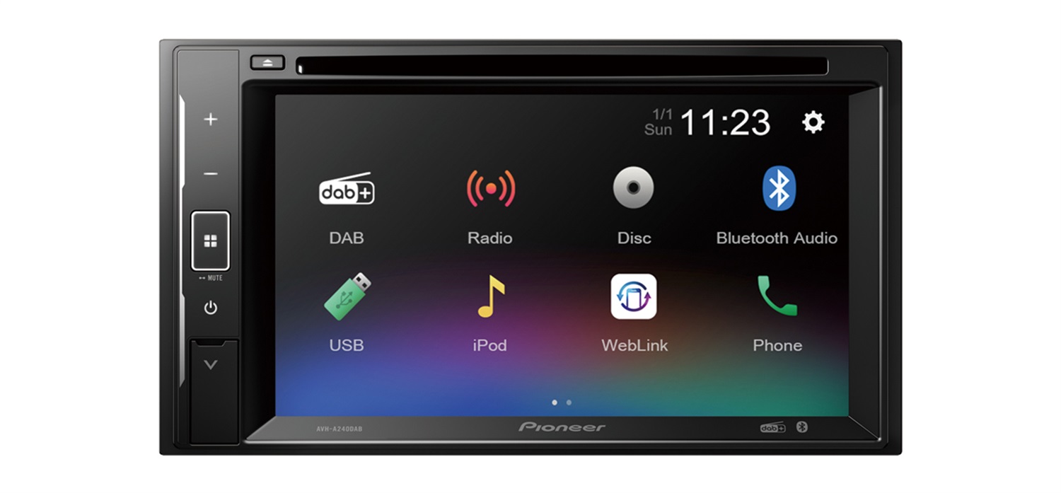 Pioneer AVH-A240DAB Autoradio 2 DIN 6.2
