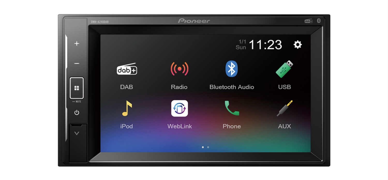 Pioneer DMH-A240DAB - Autoradio Doppio DIN 6,2