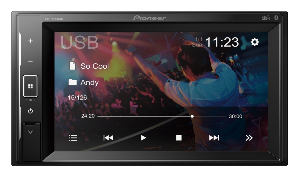 Pioneer DMH-A240DAB - Autoradio Doppio DIN 6,2