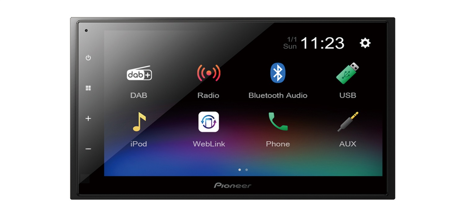 Pioneer DMH-A340DAB Autoradio 2 DIN 6.8