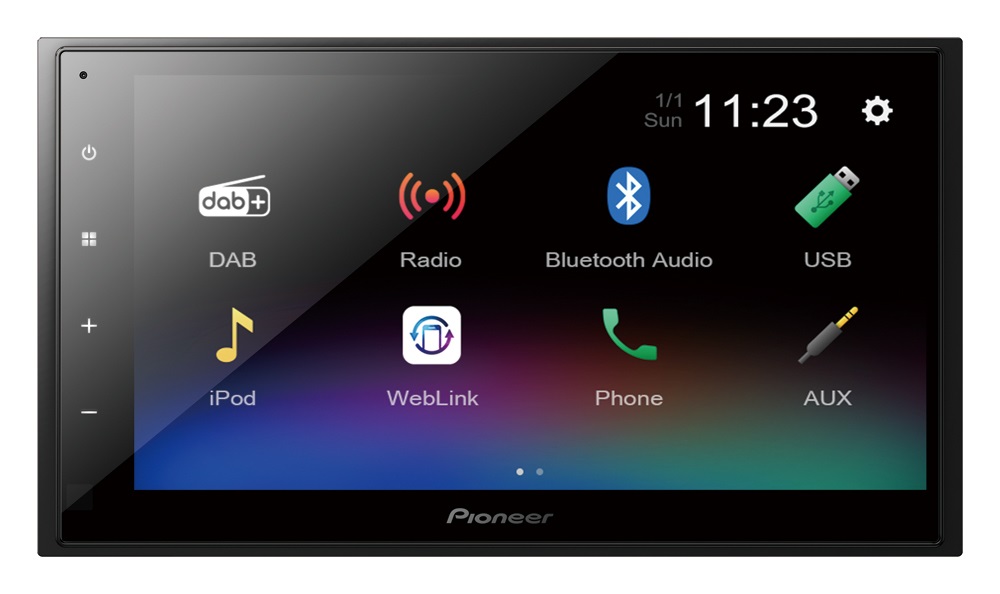 Pioneer DMH-A340DAB Autoradio 2 DIN 6.8