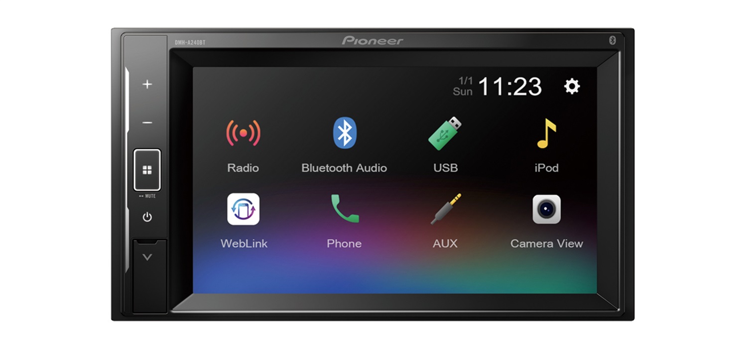 Pioneer DMH-A240BT Nero 200 W Bluetooth