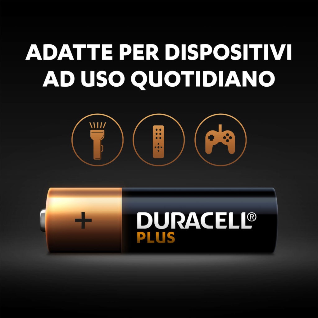Duracell Plus Batteria Alcalina AA 1,5 V - 16 Pezzi