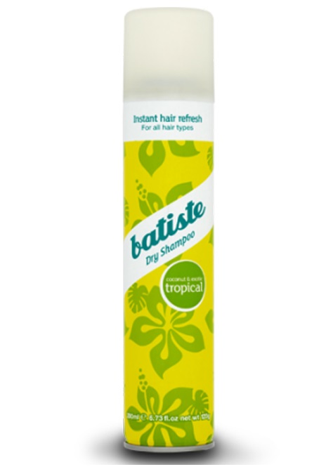 Batiste Shampoo Secco Tropical Coconut & Exotic 200 ml - Assorbe Olio, Aggiunge Volume e Rinfresca i Capelli
