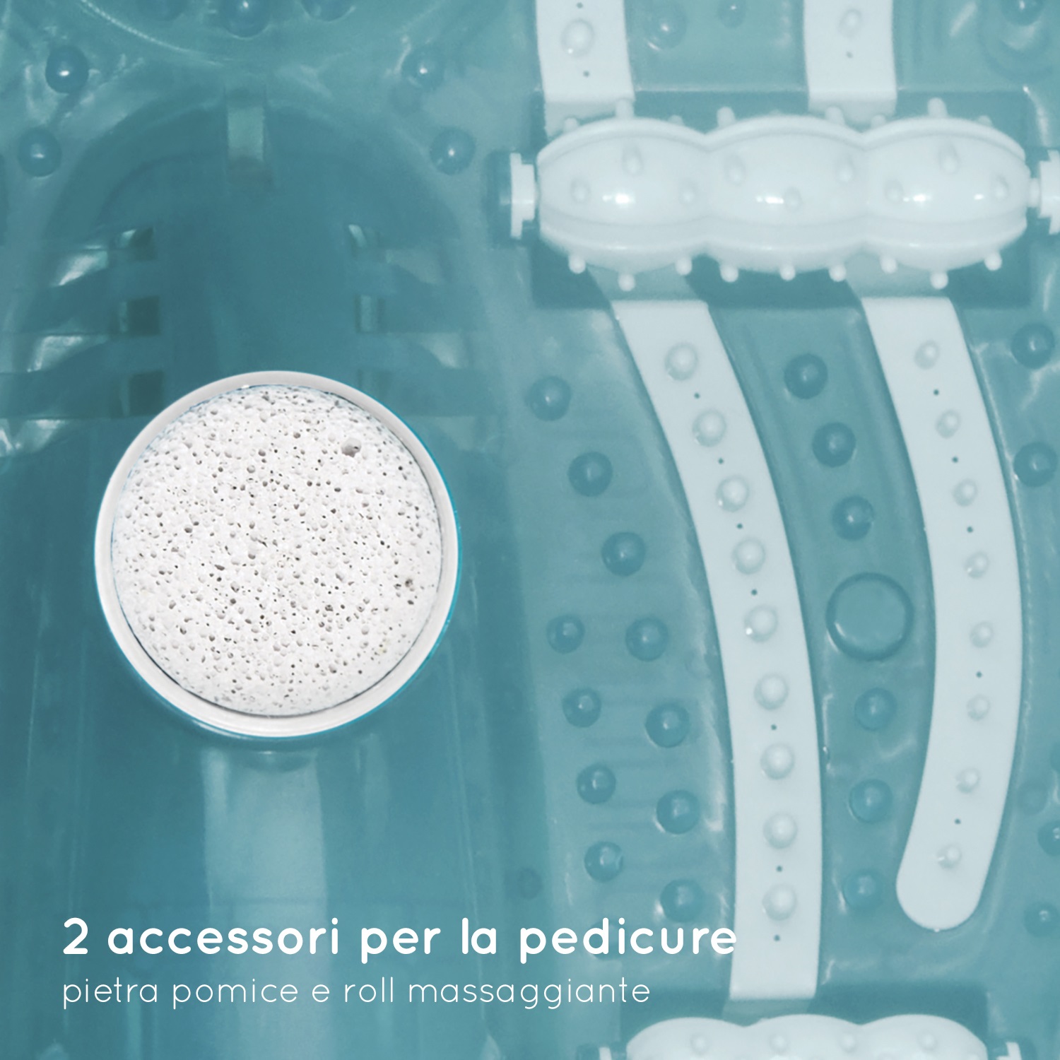 HoMedics Luxury Foot Spa FS-250-EU - Massaggiatore Piedi 4 in 1 con Idromassaggio, Magnetoterapia, Vibrazione e Funzione Calore