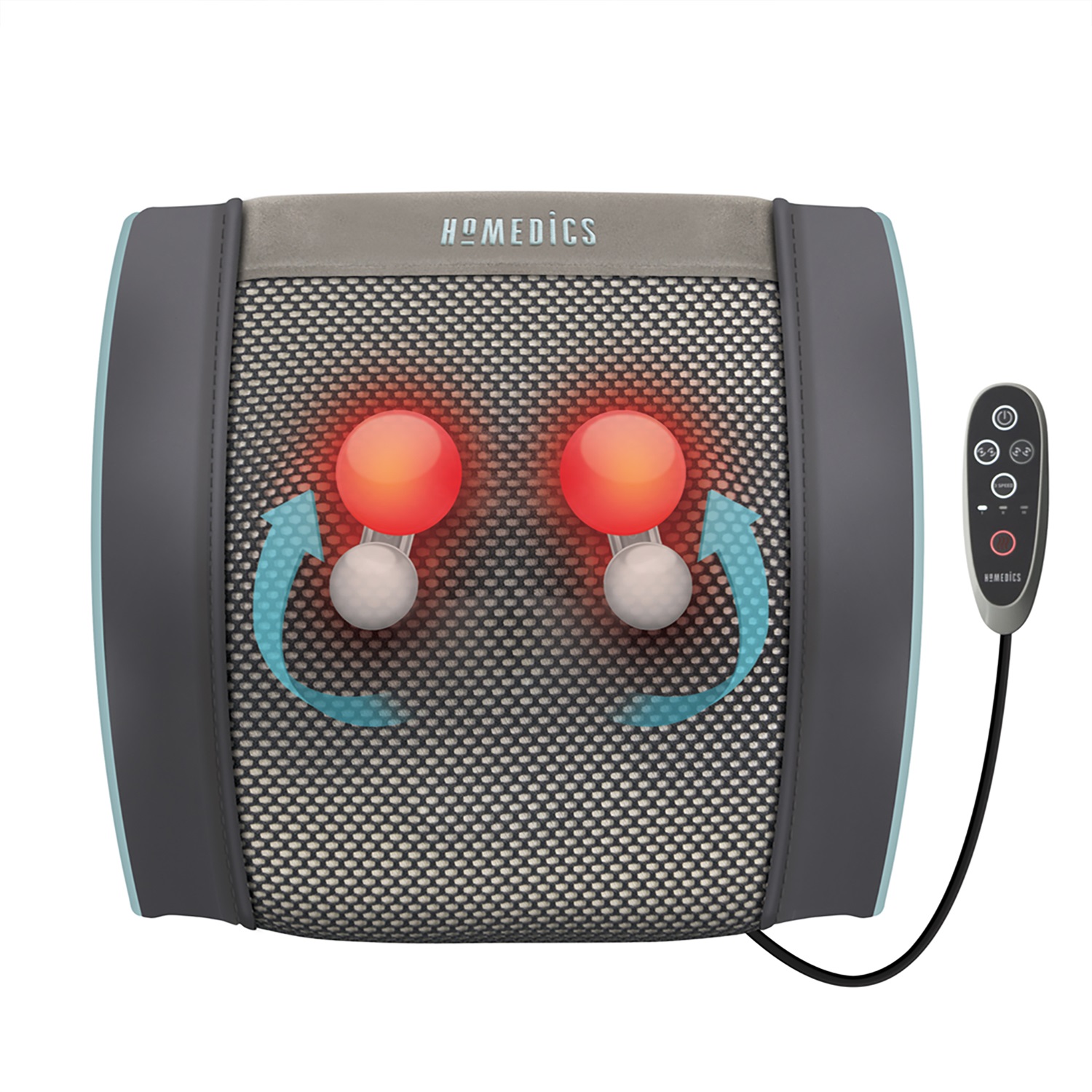 HoMedics Cuscino da massaggio Shiatsu ricaricabile SGP-1500H-EU