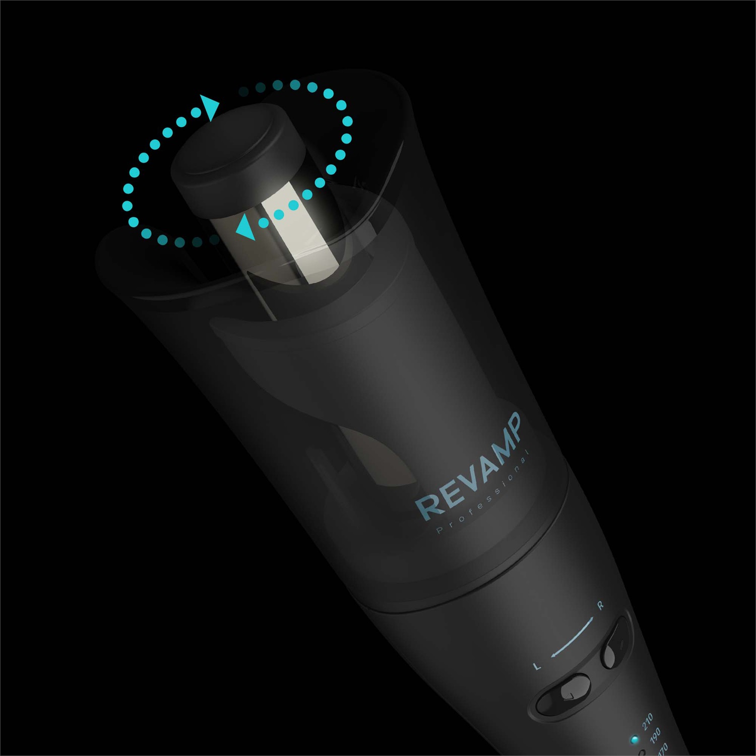 Revamp Hollywood Curl Arricciacapelli Automatico Ionico in Ceramica - Styler Rotante per Ricci e Onde Perfette