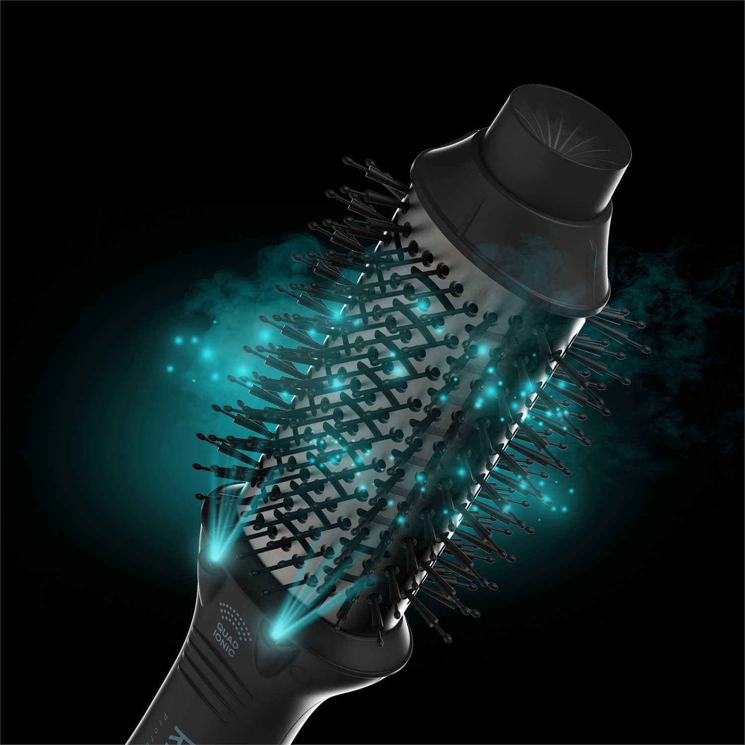 REVAMP Progloss Pro Define Perfect Spazzola Asciugacapelli 1000W - Spazzola ad Aria Calda 4 in 1 per Asciugare, Lisciare, Districare e Modellare con Tecnologia Ionica