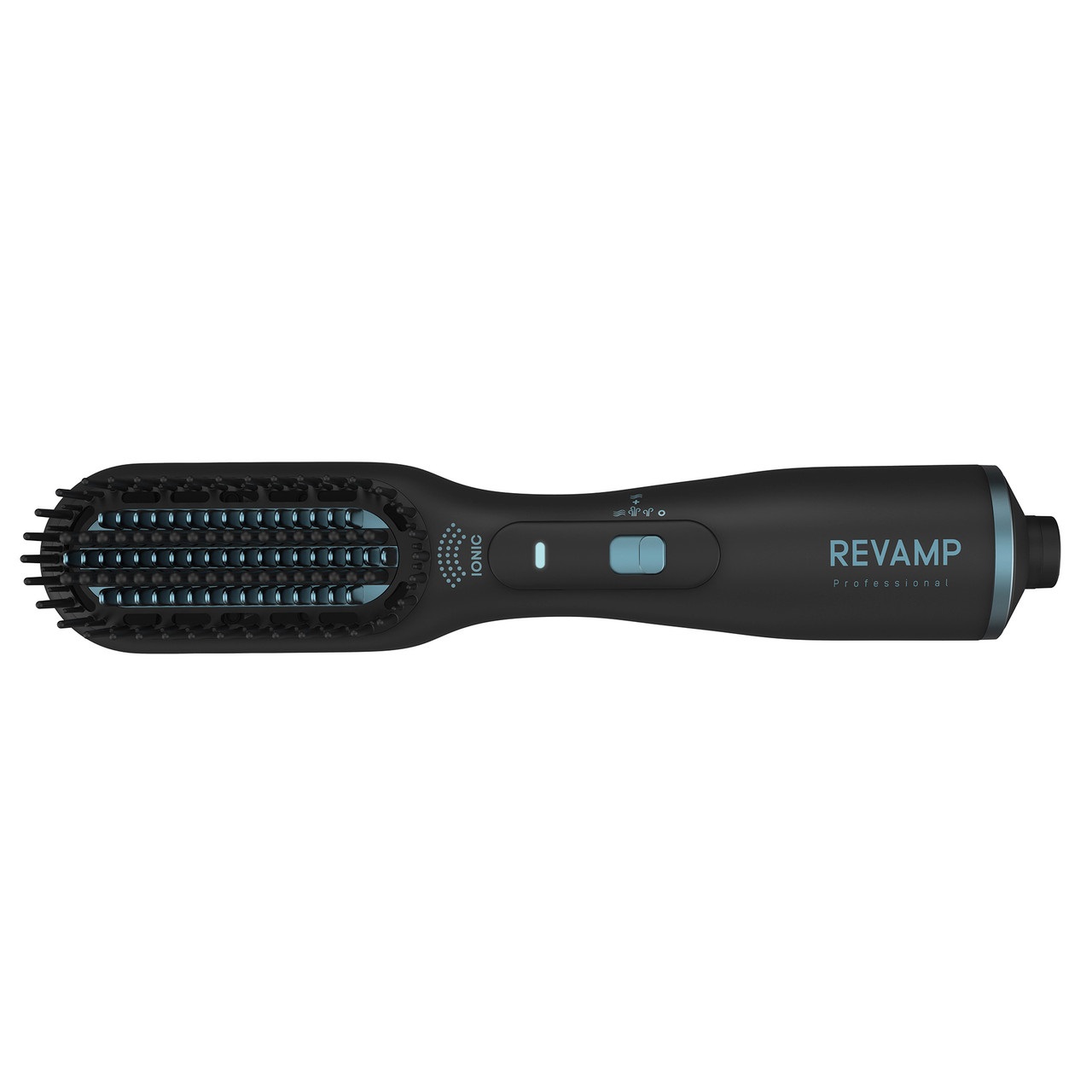 Revamp Deepform Spazzola Riscaldata - Styler 2 in 1 per Asciugatura e Styling, Setole Districanti, Design Leggero e Compatto