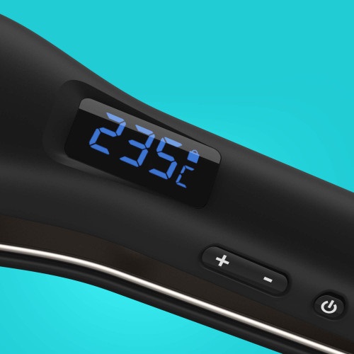 Revamp Hydro Shield X Shine Piastra per capelli in ceramica - Piastre larghe per lisciare e arricciare, tecnologia ionica per uno styling veloce e senza crespo