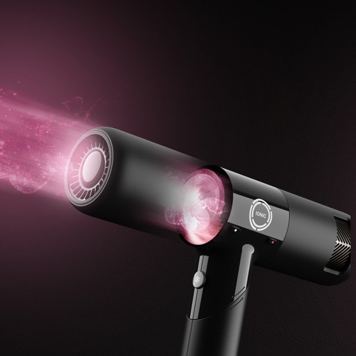 REVAMP Asciugacapelli Enigma Revelation Ionico - Motore Digitale Intelligente, 4 Impostazioni di Calore, 3 Velocità, Display LCD, 3 Accessori Magnetici