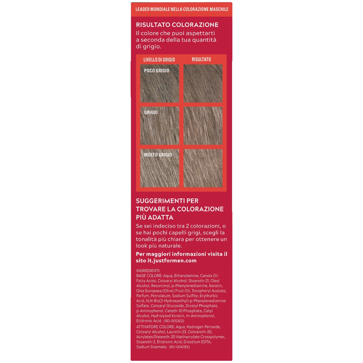 Just For Men Shampoo Colorante Biondo Scuro H-15 66ml - Formula Gray Target Technology, Agisce in 5 Minuti, Dura Fino a 8 Settimane