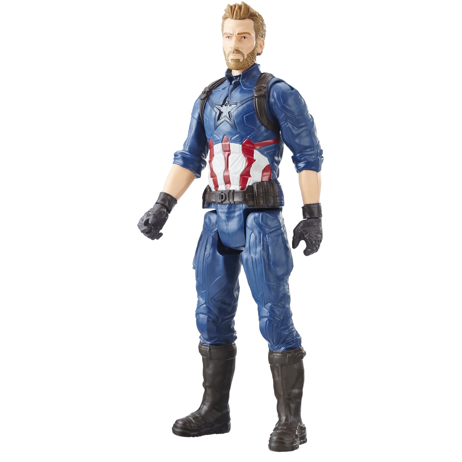 Hasbro E1421EL2 Captain America Titan Hero Series - Figura da 12 pollici con porta Titan Hero Power FX