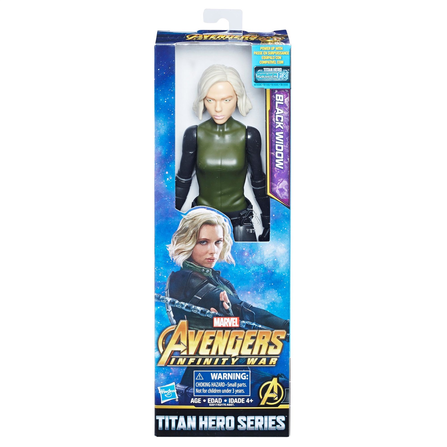 Hasbro Titan Hero Serie Vedova Nera 30 cm - Figura con Suoni Ispirata a Avengers INFINITY War