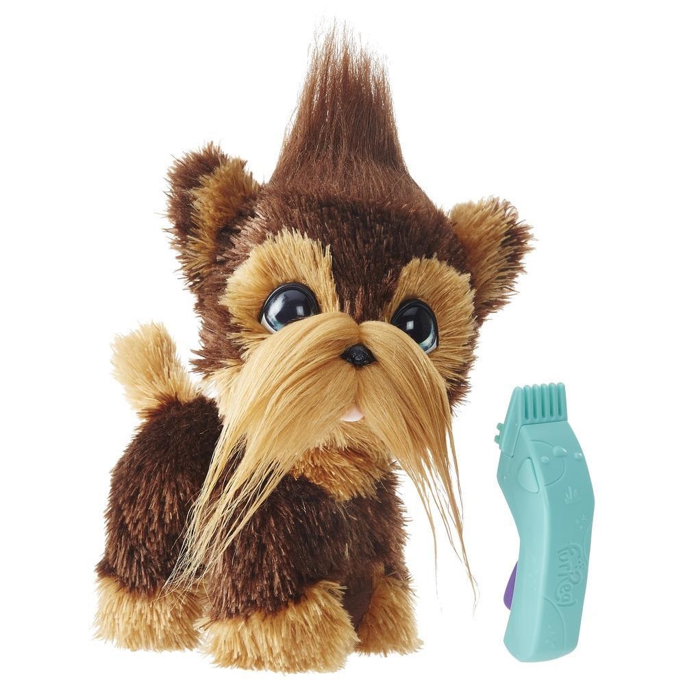 FurReal Shaggy Shawn - Bambola Cane Interattiva con Accessorio Buzzer per Toelettatura e Styling