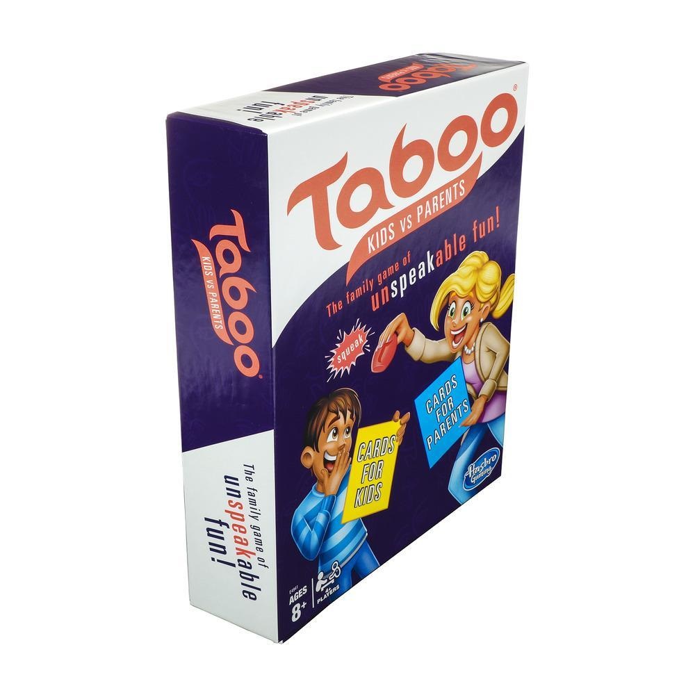 Hasbro Tabù Family Edition - Gioco da Tavolo per Bambini e Adulti, Lingue: Francese e Tedesco, Età: 8