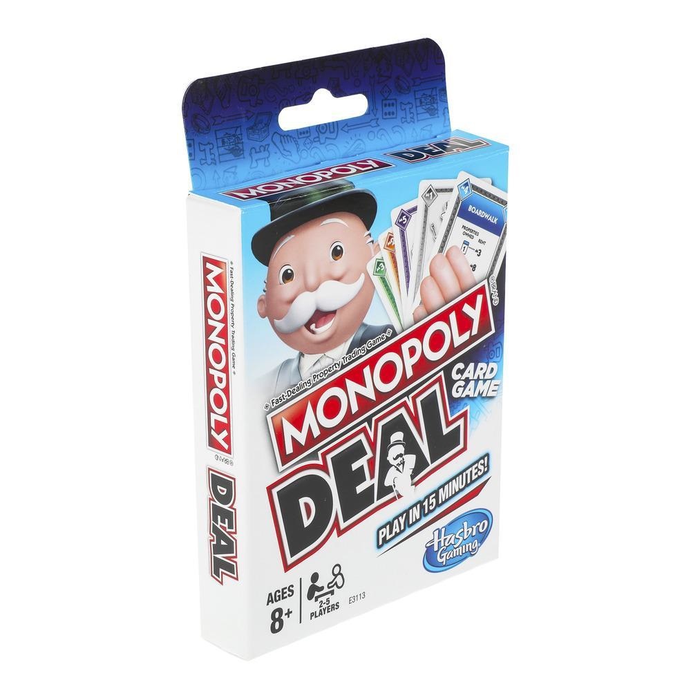 Hasbro Monopoly Deal - Gioco di Carte Veloce e Divertente per Famiglie, Versione Italiana, 110 Carte