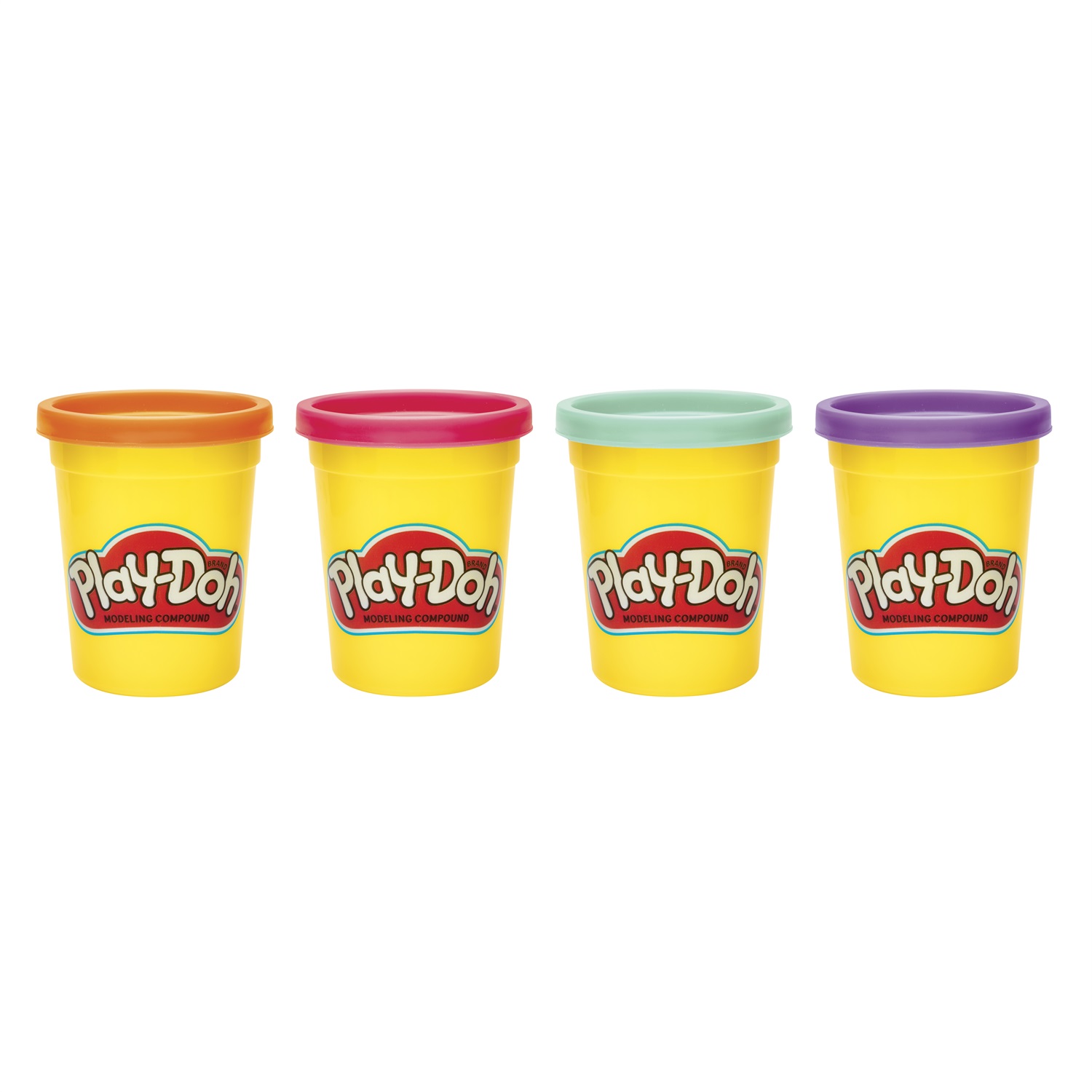 Play-Doh Confezione da 4 Vasetti Assortiti di Pasta da Modellare Atossica a Tema Dolcetti, 113 g ciascuno, per Bambini dai 2 Anni in su