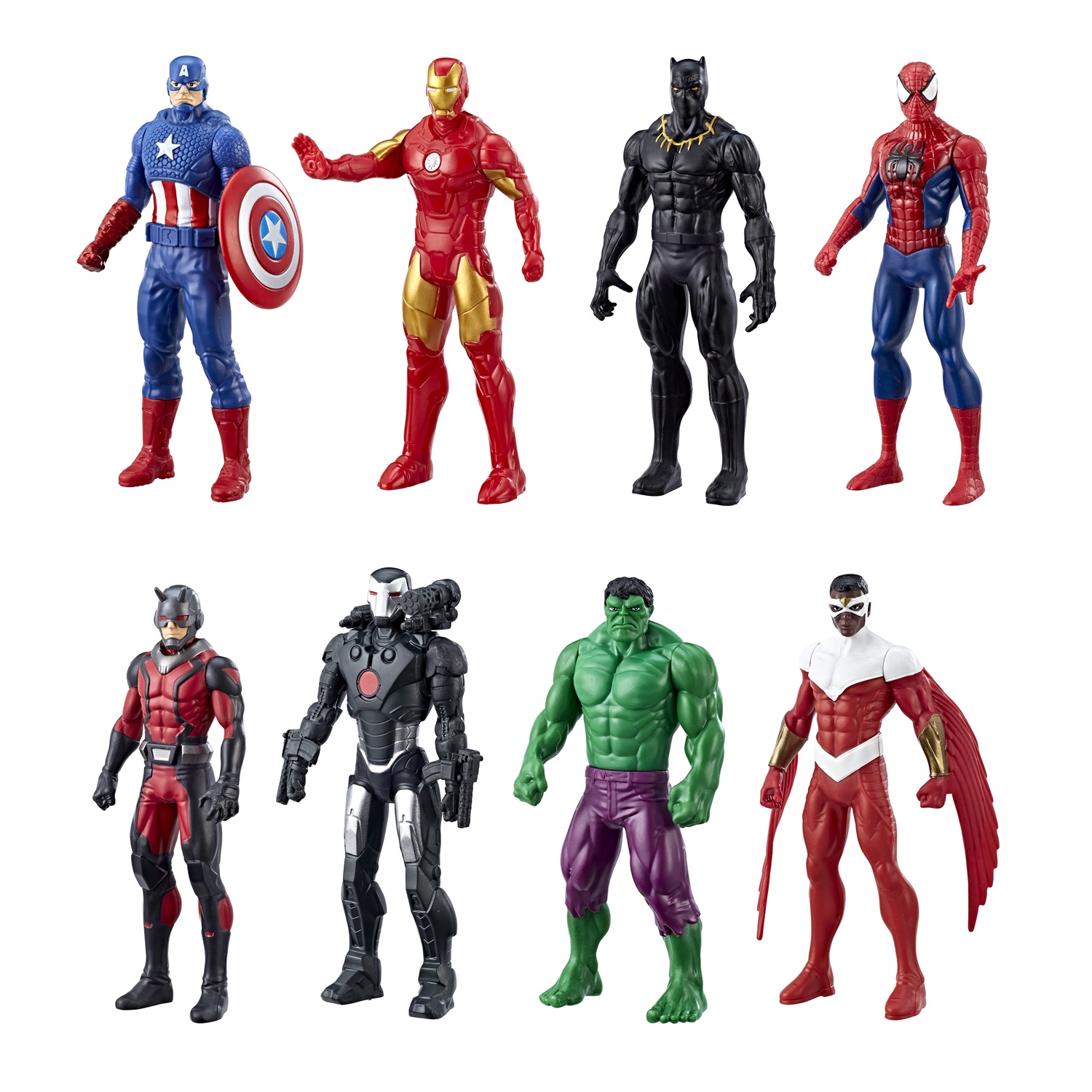 Hasbro Marvel Avengers Set di 8 Action Figures da 15 cm per Collezionisti